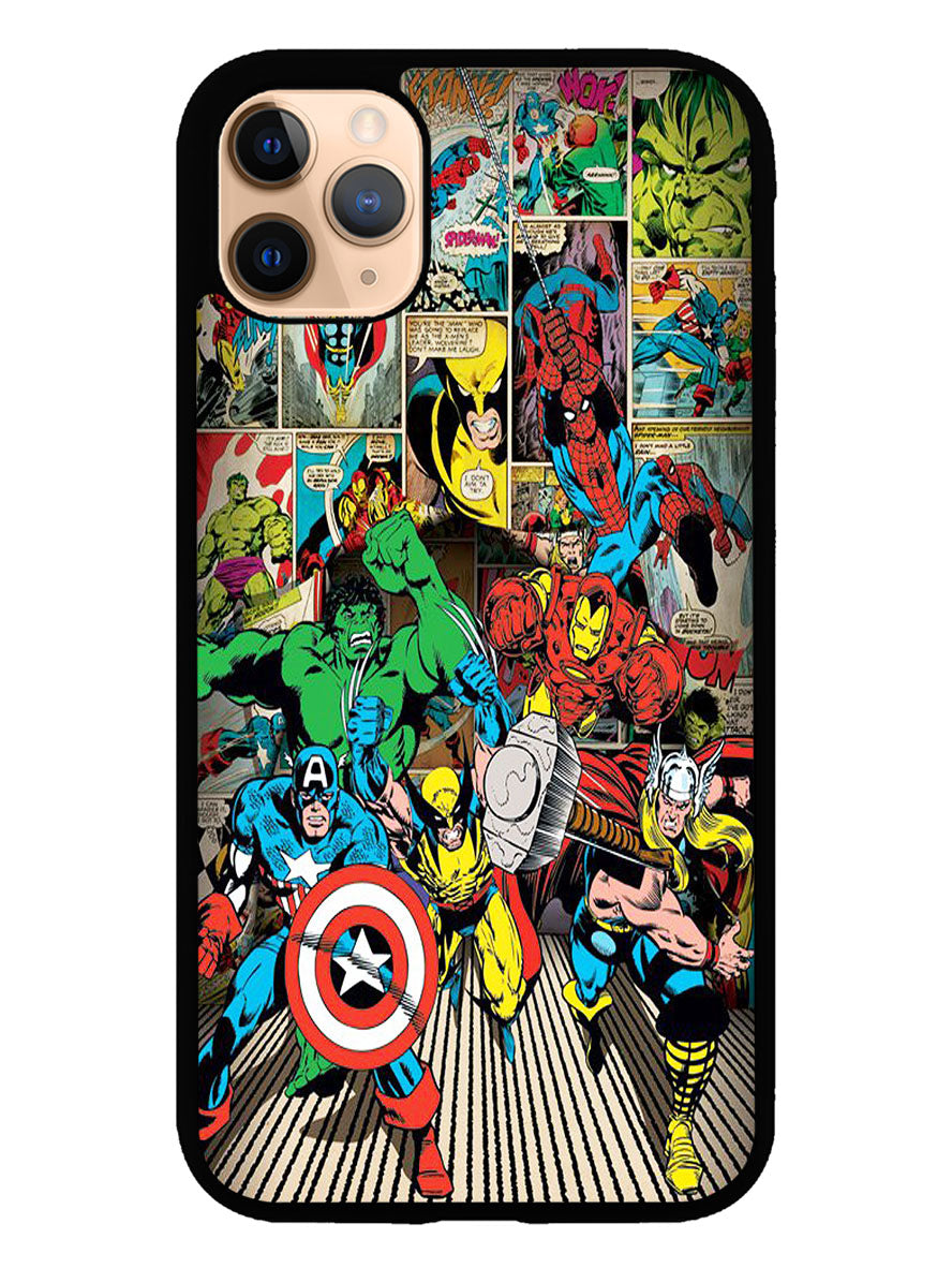 Marvel Comic Artwork iPhone 11 Pro Case