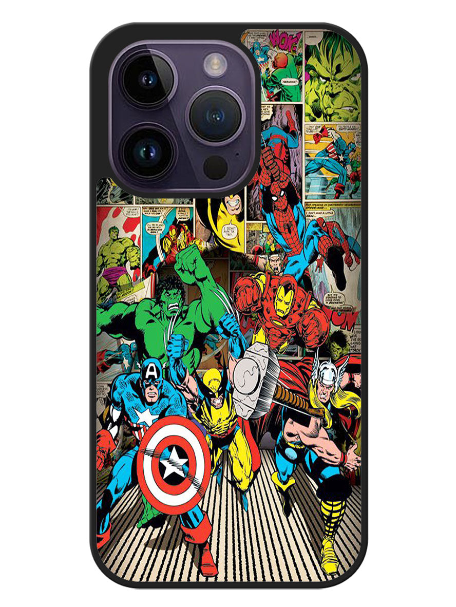 Marvel Comic Artwork iPhone 14 Pro Case