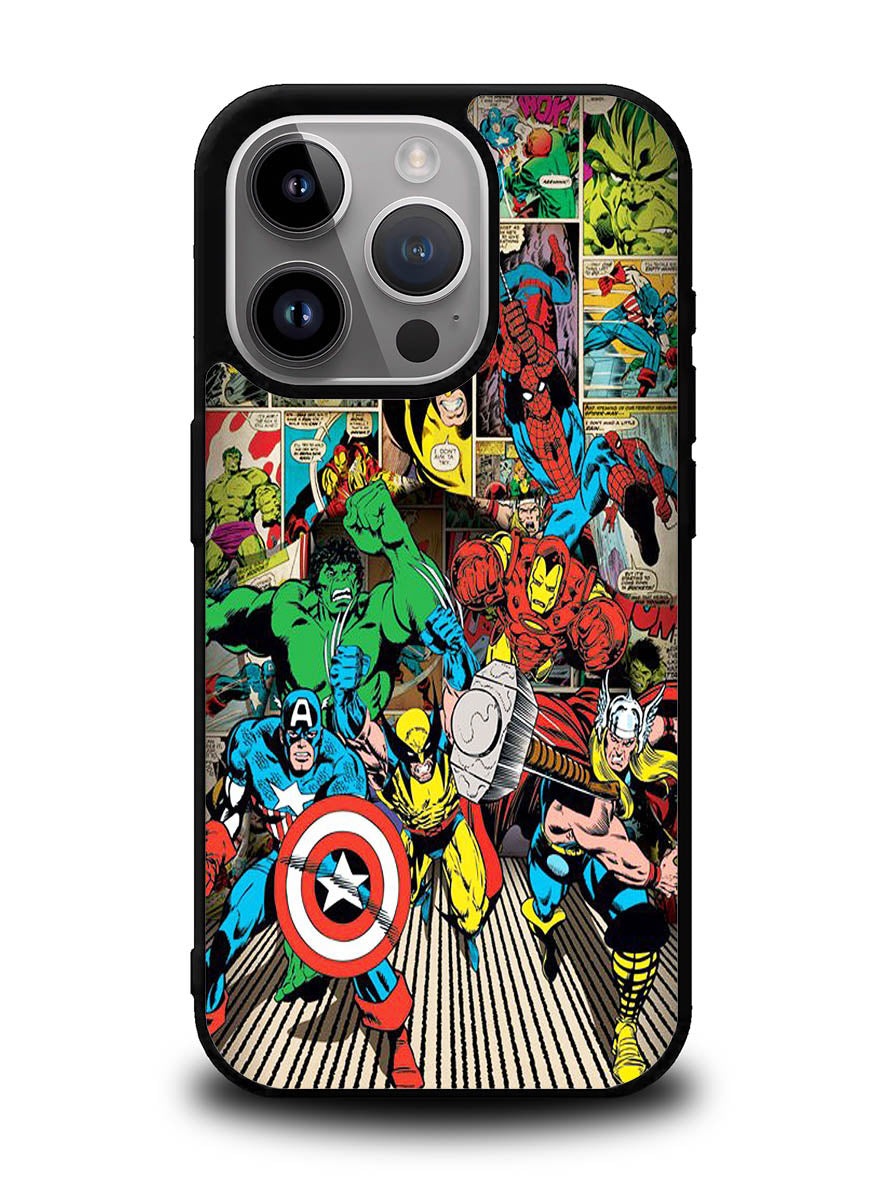 Marvel Comic Artwork iPhone 15 Pro Case