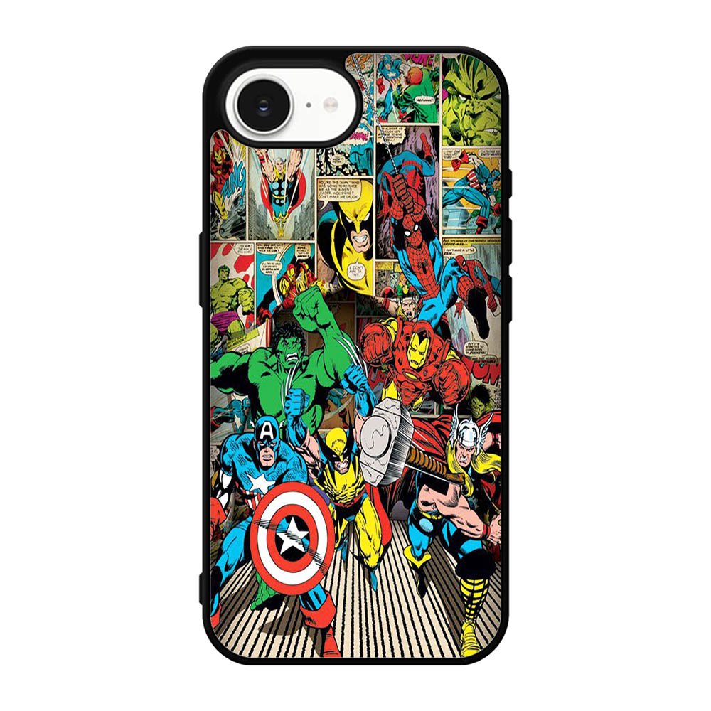 Marvel Comic Artwork iPhone 17e Case