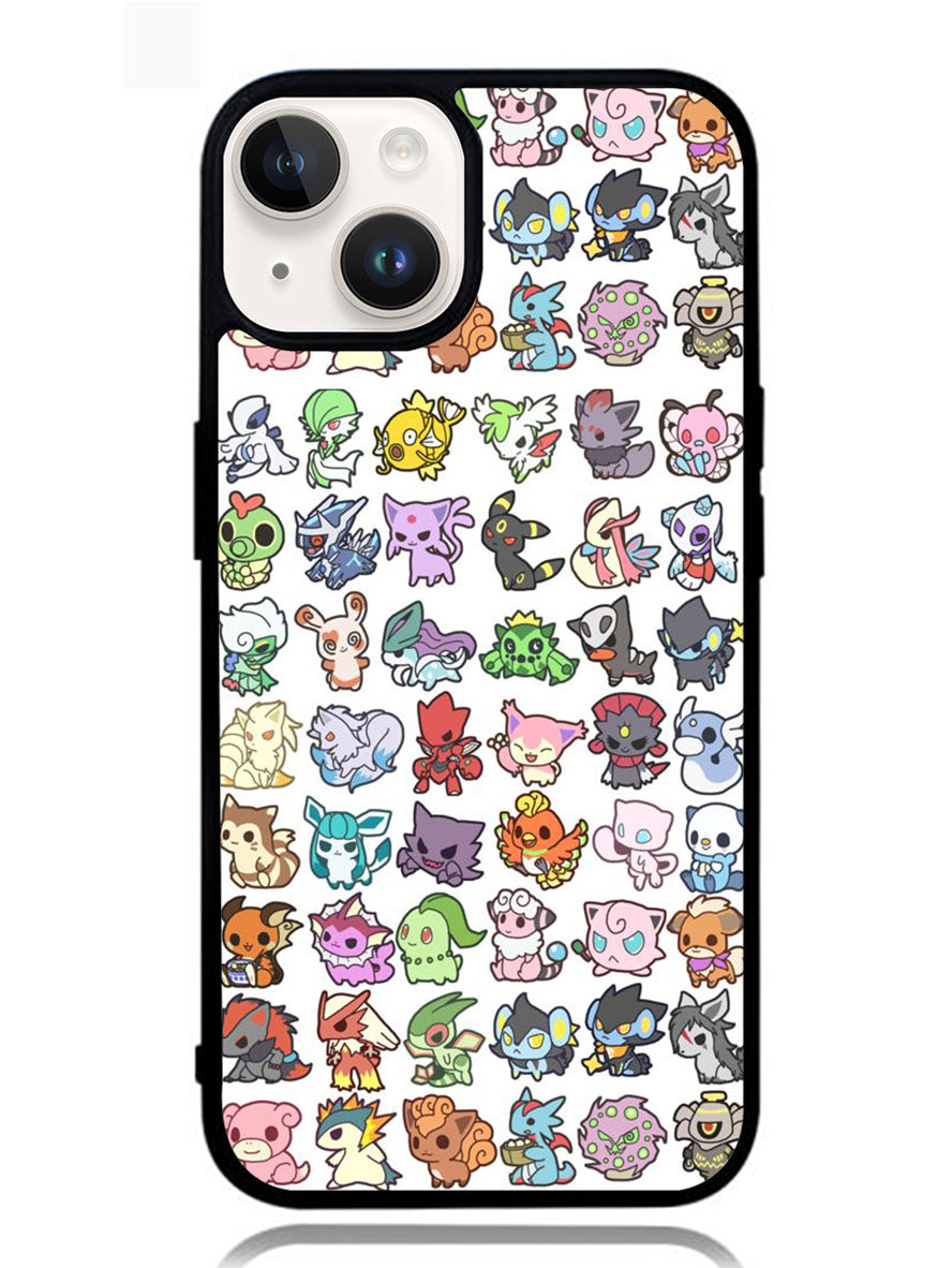 Pattern Pokemon 1st iPhone 14 Case