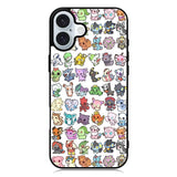 Pattern Pokemon 1st iPhone 16 Case