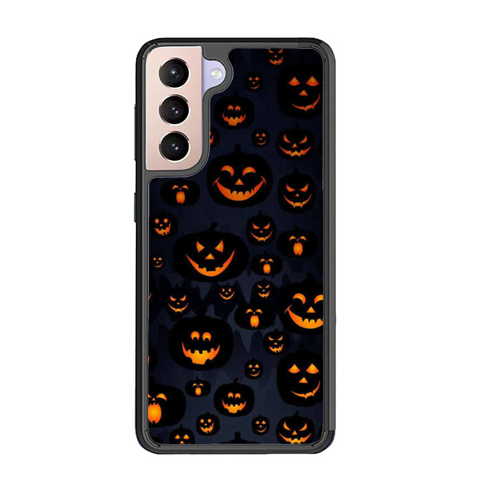 Scary Halloween Pumpkin Masks  Samsung Galaxy S21 Plus Case SS0849