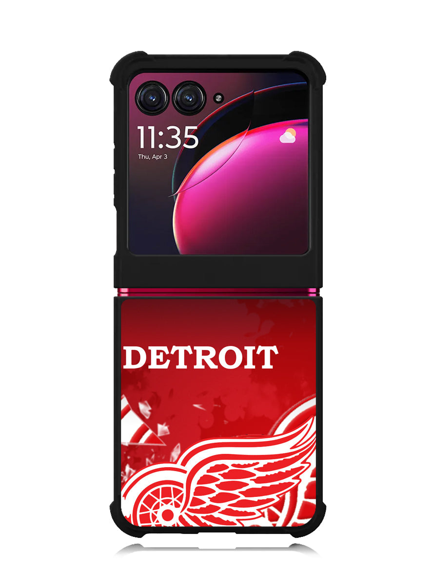 Detroit Red Motorola Moto Razr Plus 2023 , Moto Razr+ 2023 Case