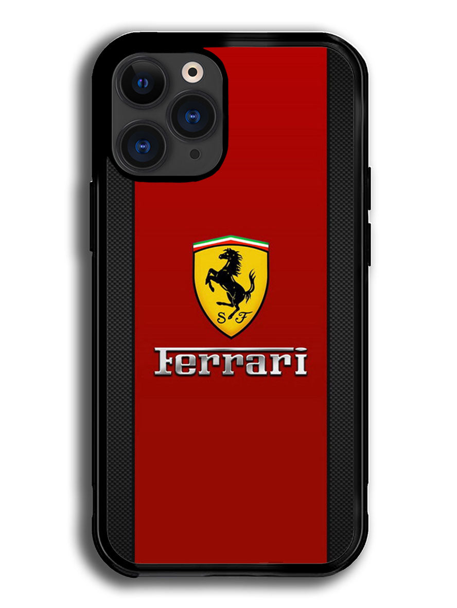 Ferrari Chrome Logo iPhone 13 Pro Case BLN4831