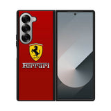 Ferrari Chrome Logo Samsung Galaxy Z Fold 7 5G Case