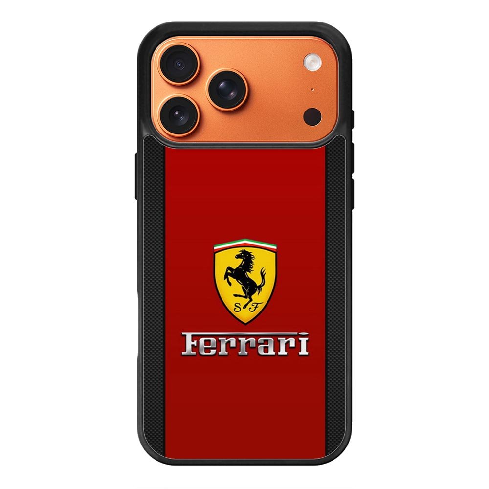 Ferrari Chrome Logo iPhone 18 Pro Case