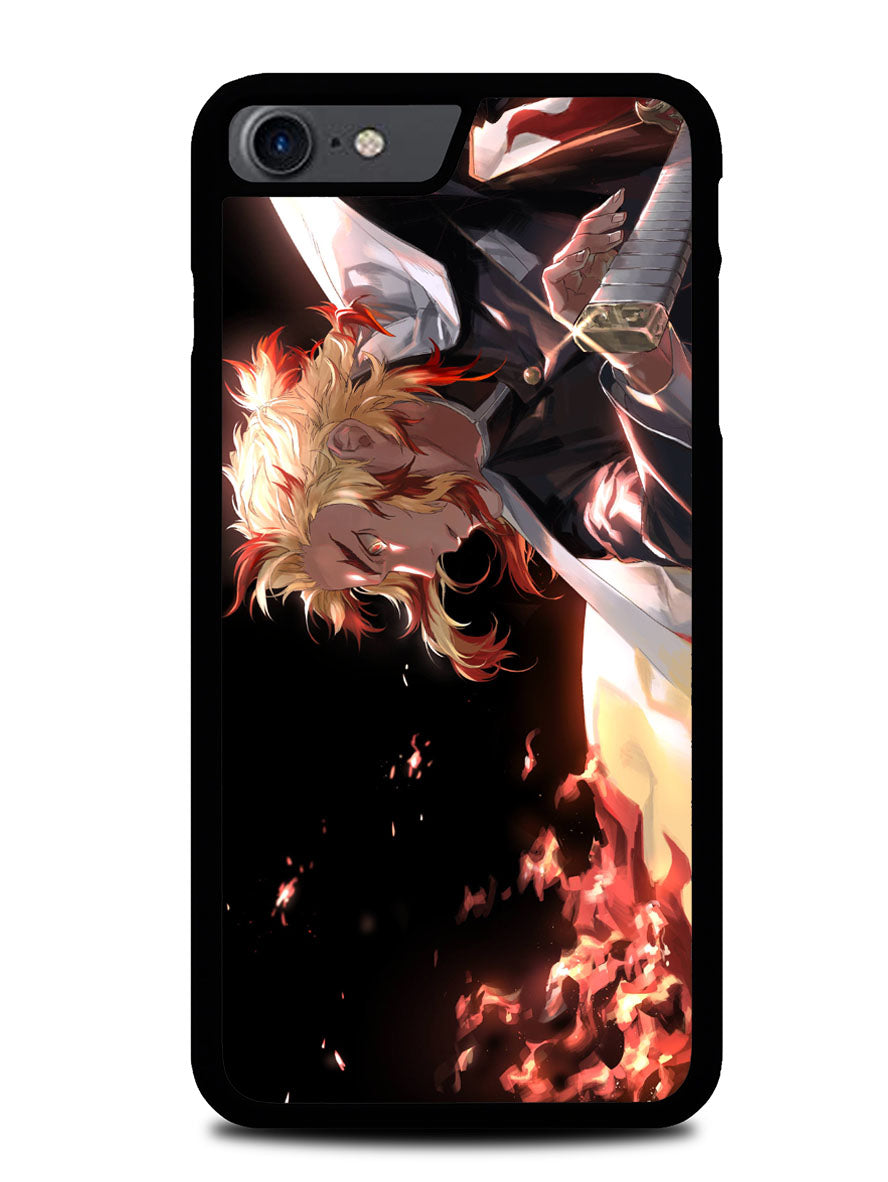 Flame Pillar Rengoku Kyoujurou iPhone SE 2nd Generation 2020 Case BLN3115
