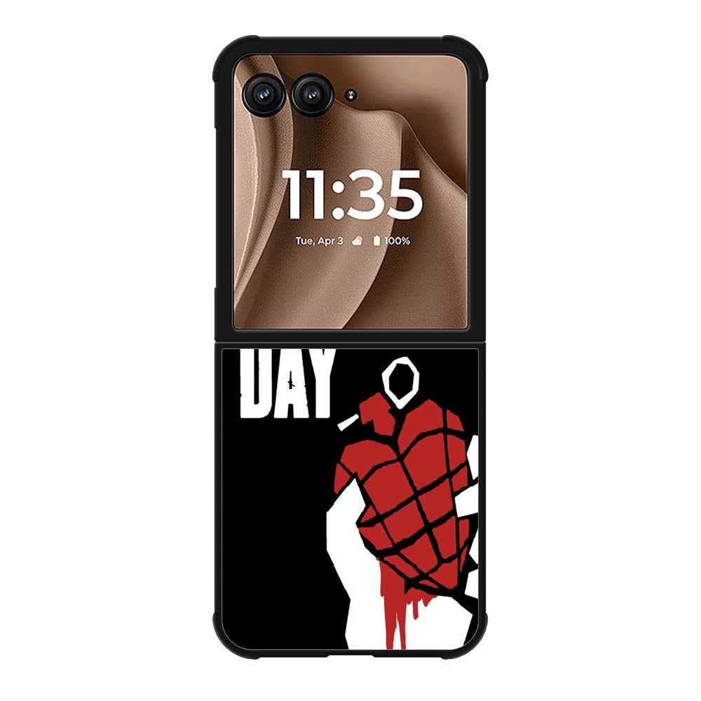 Green Day band Motorola Moto RAZR Plus 2025 Case