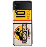 Jurassic Park Jeep License Samsung Galaxy Z Flip 4 5G 2022 Case