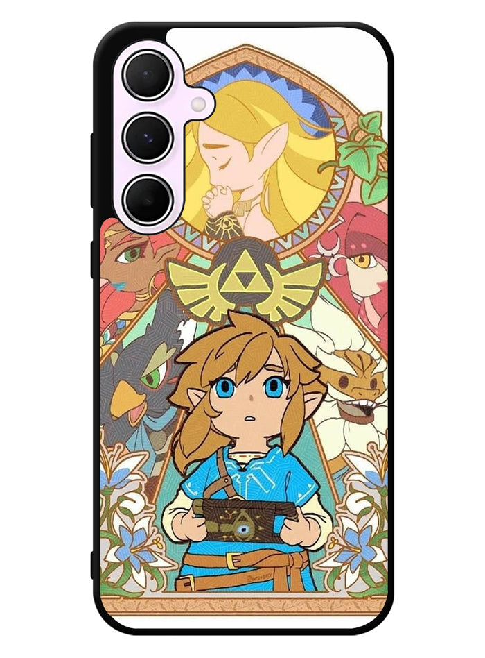 Legend of Zelda Chibi Samsung Galaxy A55 5G Case