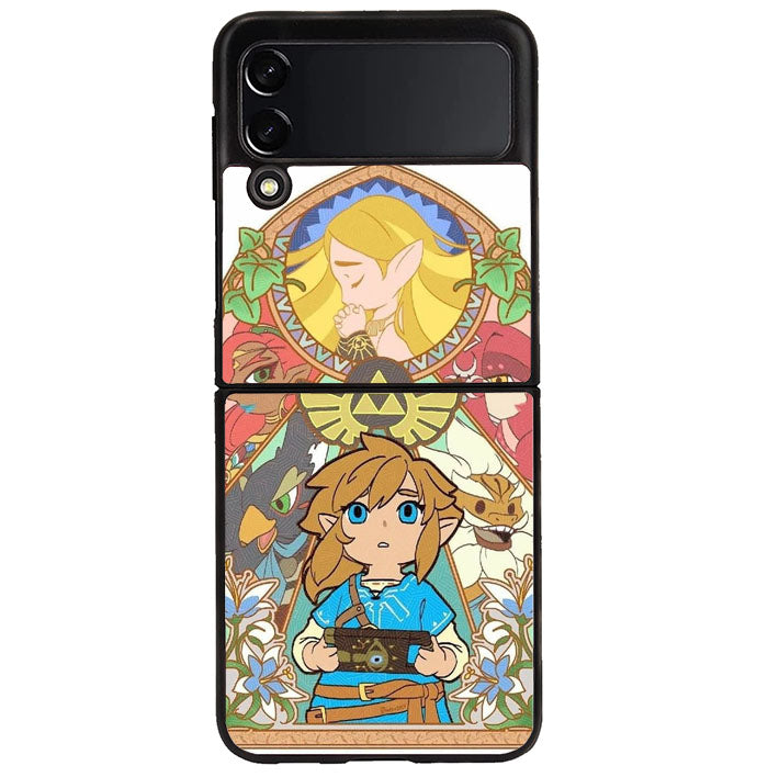 Legend of Zelda Chibi Samsung Galaxy Z Flip 4 5G 2022 Case