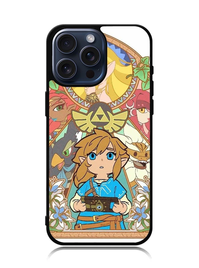 Legend of Zelda Chibi iPhone 15 Pro Case BLN3495