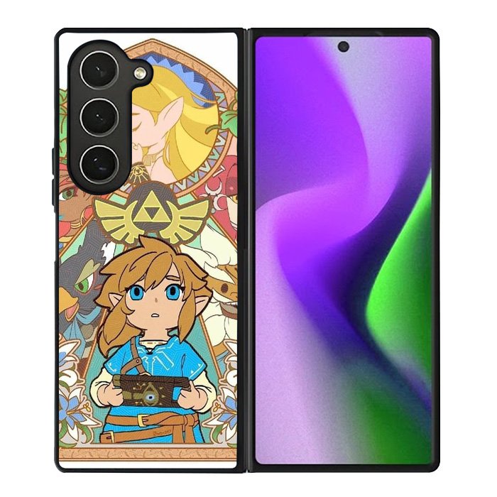 Legend of Zelda Chibi Samsung Galaxy Z Fold 6 Case