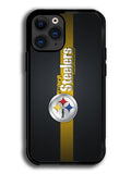 Pittsburgh Steelers Carbon Metal iPhone 13 Pro Max Case BLN1078