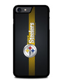 Pittsburgh Steelers Carbon Metal iPhone SE 2nd Generation 2020 Case BLN1078
