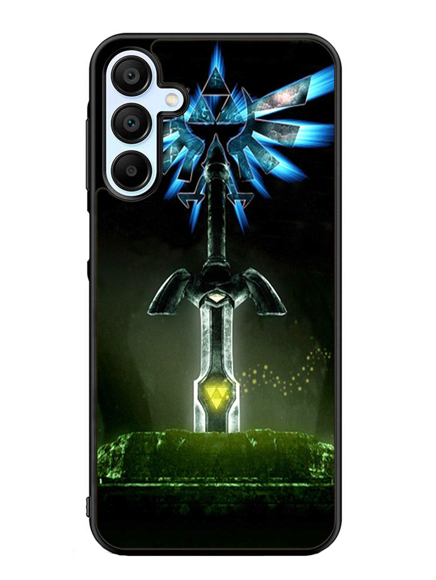 Eagle Triforce Black Legend of Zelda Samsung Galaxy A25 5G Case