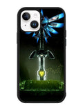 Eagle Triforce Black Legend of Zelda iPhone 15 Case BLN4824
