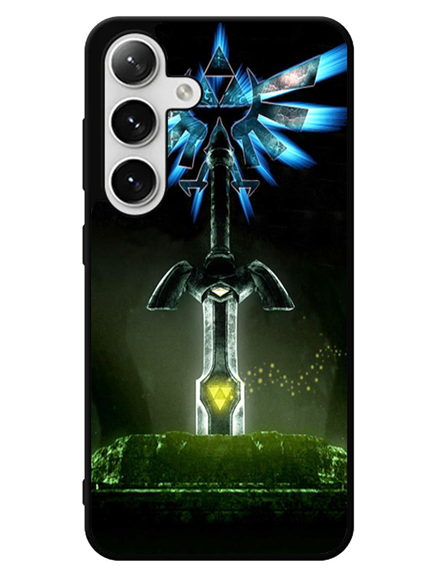 Eagle Triforce Black Legend of Zelda Samsung Galaxy S24 5G Case