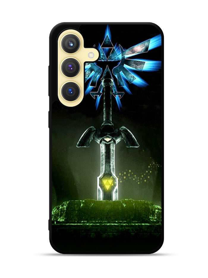 Eagle Triforce Black Legend of Zelda Samsung Galaxy S24 Plus 5G , Samsung Galaxy S24+ 5G Case