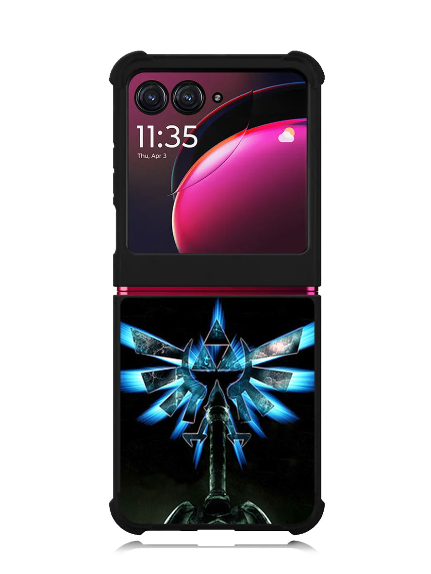 Eagle Triforce Black Legend of Zelda Motorola Moto Razr Plus 2023 , Moto Razr+ 2023 Case
