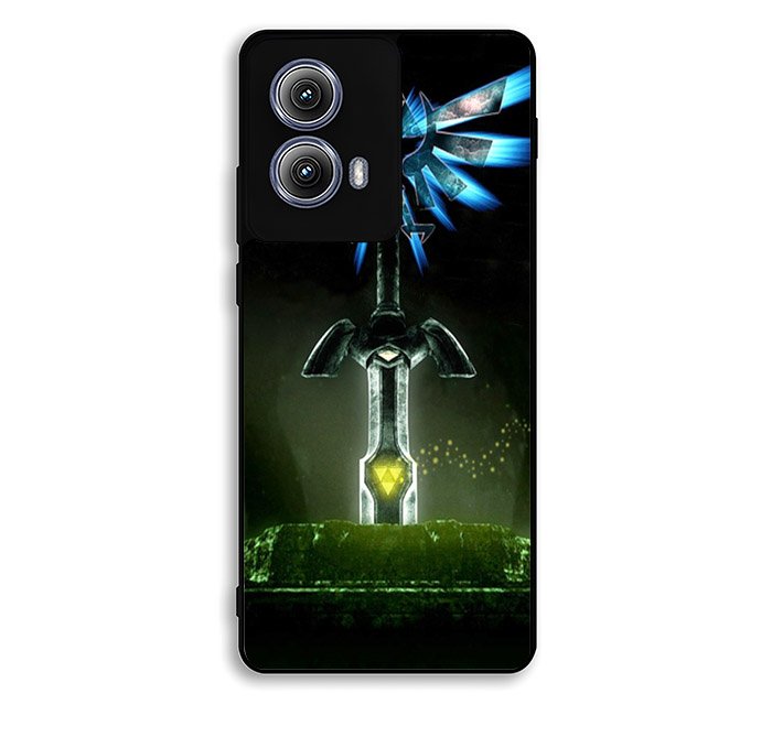 Eagle Triforce Black Legend of Zelda Motorola Moto Edge 2024 Case DC7781