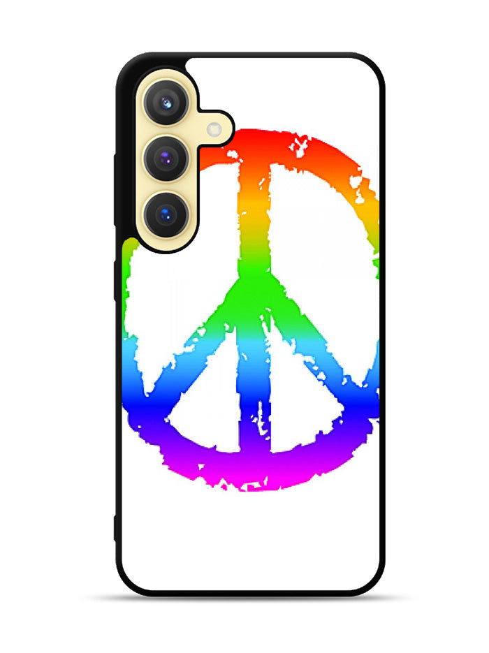 60S Peace Sign Logo Samsung Galaxy S25 Plus 5G , Samsung Galaxy S25+ 5G Case