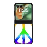 60S Peace Sign Logo Motorola Moto RAZR 2025 Case