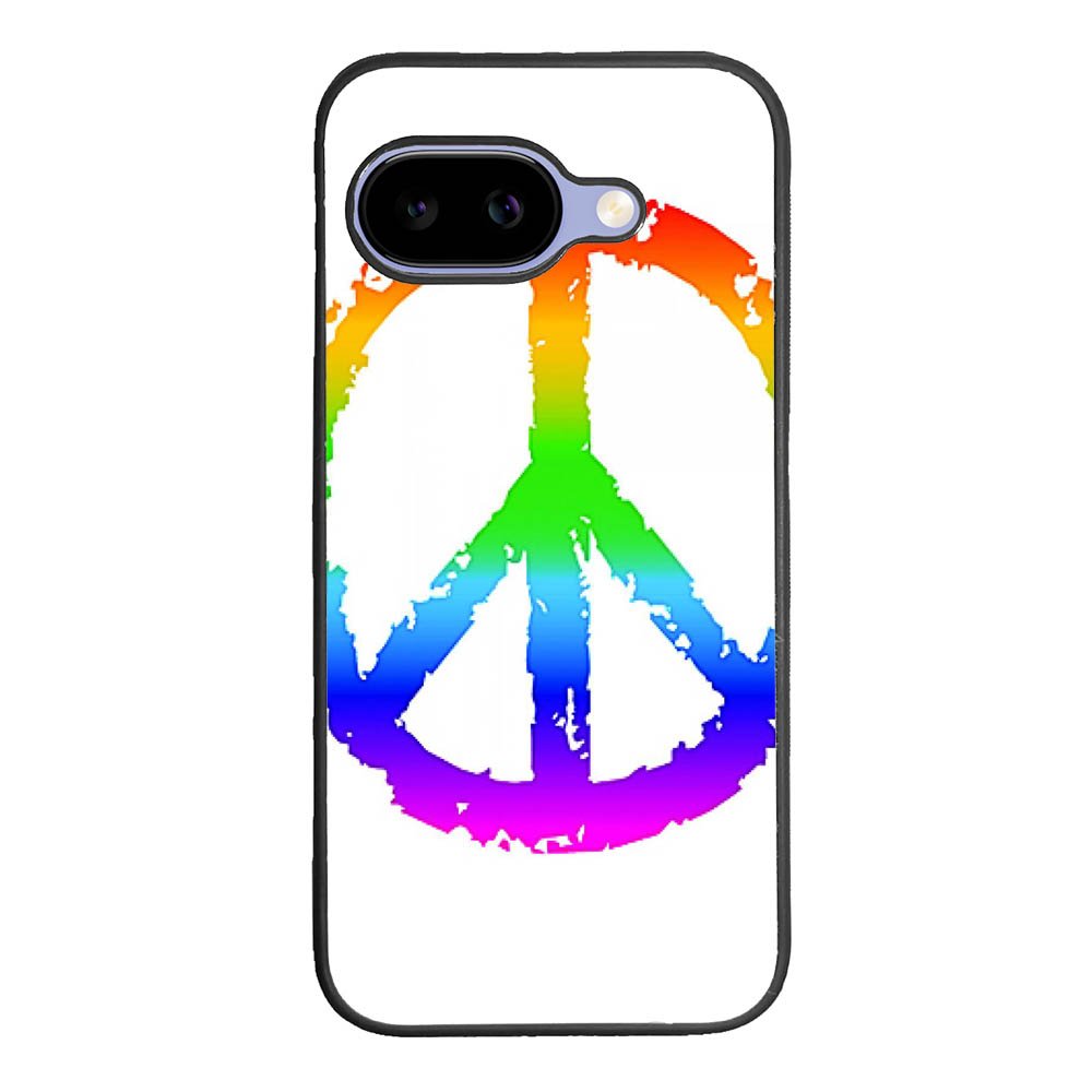 60S Peace Sign Logo Google Pixel 10A Case