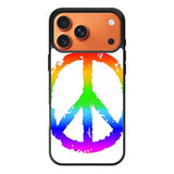 60S Peace Sign Logo iPhone 17 Pro Max Case