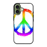 60S Peace Sign Logo iPhone 17 Case