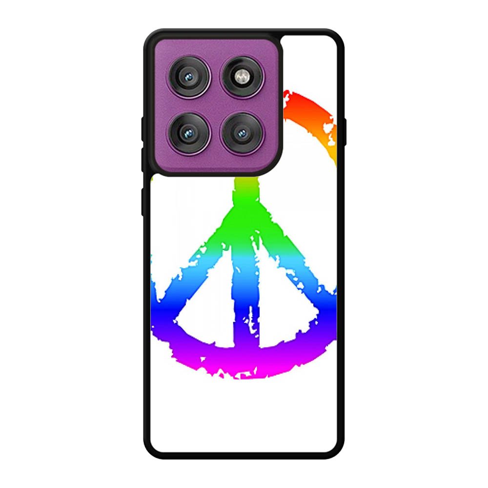 60S Peace Sign Logo Motorola Moto Edge 60 Pro Case