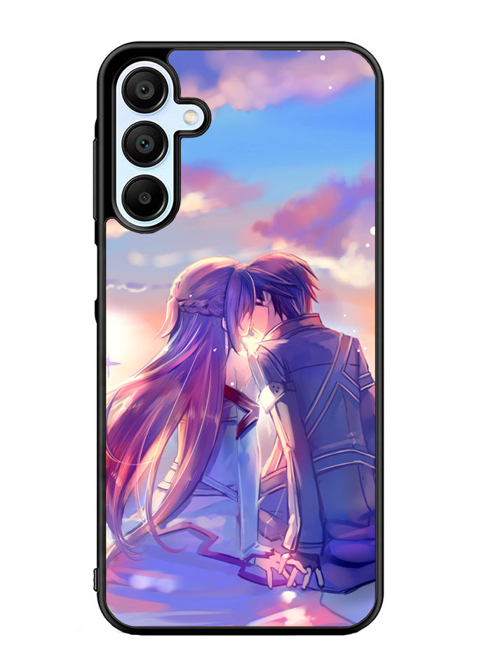 Anime Asuna Yuuki Kirito Sinon SAO Samsung Galaxy A15 5G Case