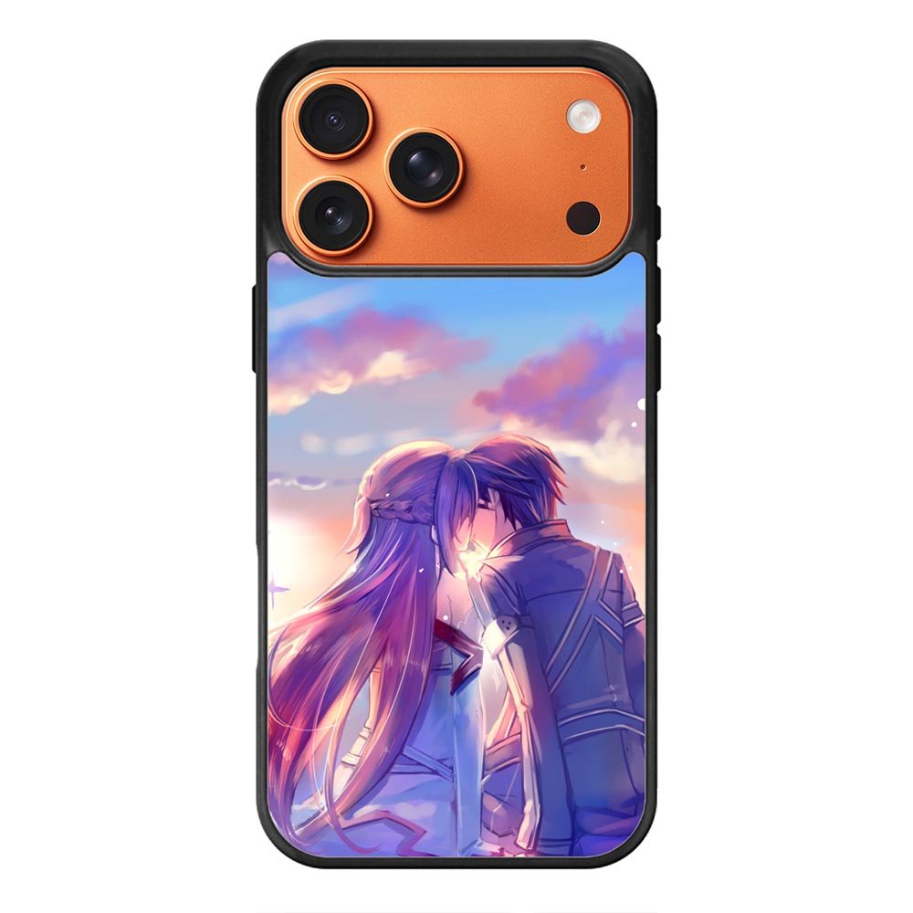 Anime Asuna Yuuki Kirito Sinon SAO iPhone 18 Pro Case