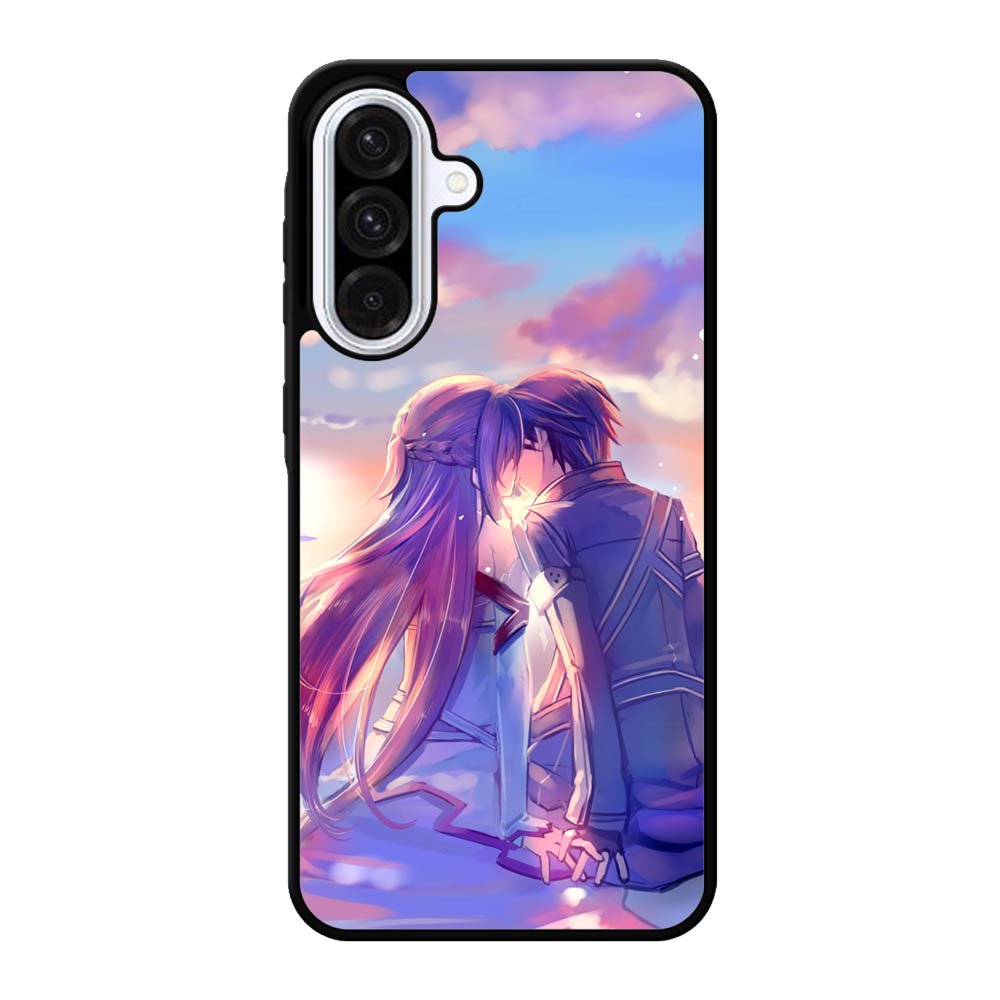 Anime Asuna Yuuki Kirito Sinon SAO Samsung Galaxy A56 Case DC7512