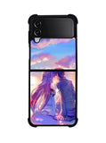 Anime Asuna Yuuki Kirito Sinon SAO Samsung Galaxy Z Flip 4 5G 2022 Case