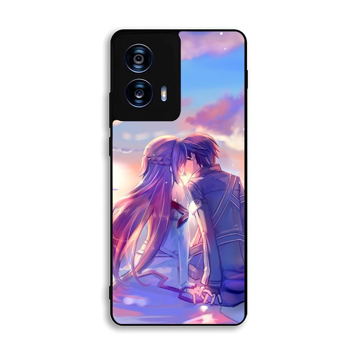 Anime Asuna Yuuki Kirito Sinon SAO Motorola Moto G Power 5G 2024 Case DC4363