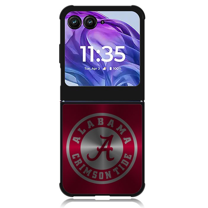Alabama Crimson Tide Logo 1st Motorola Moto Razr Plus 2024 , Moto Razr+ 2024 Case
