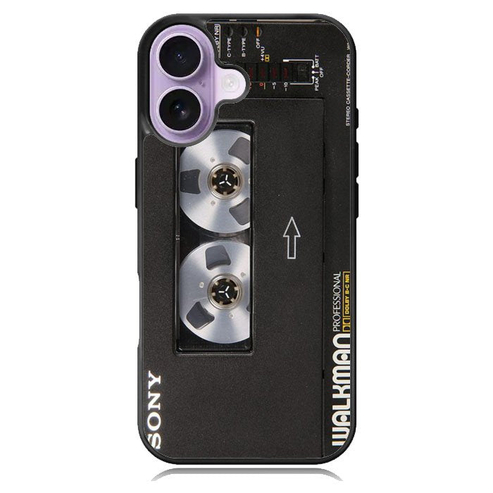 Sony Walkman Cassete iPhone 16 Plus Case DC1695