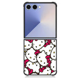 Hello Kitty Face Pattern Samsung Galaxy Z Flip 7 Case DC0836