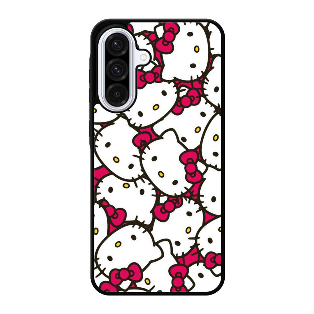 Hello Kitty Face Pattern Samsung Galaxy A56 Case DC1223