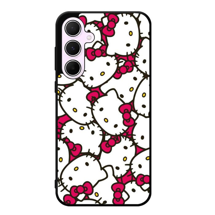 Hello Kitty Face Pattern Samsung Galaxy A25 5G Case DC0836