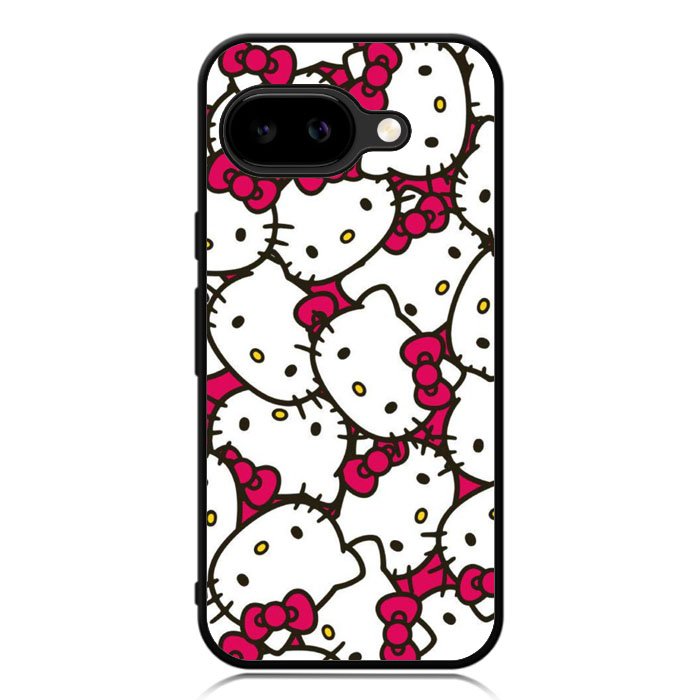 Hello Kitty Face Pattern Google Pixel 9A Case DC0836