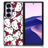 Hello Kitty Face Pattern Samsung Galaxy Z Fold 7 Case DC0836