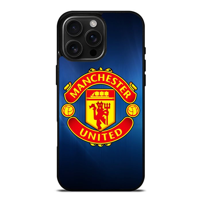 Manchester United Logo iPhone 16 Pro Max Case DC1086