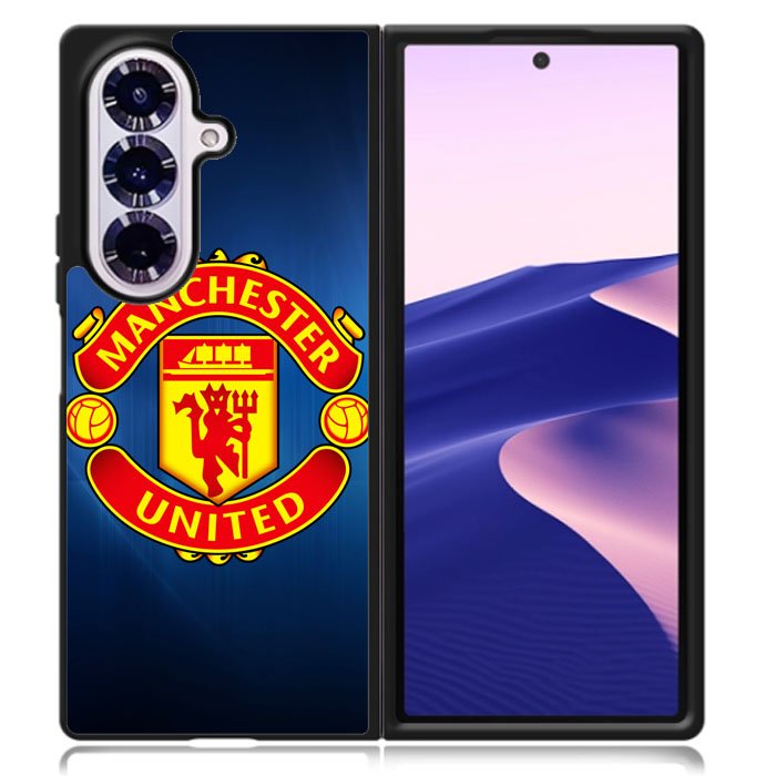 Manchester United Logo Samsung Galaxy Z Fold 7 Case DC1086