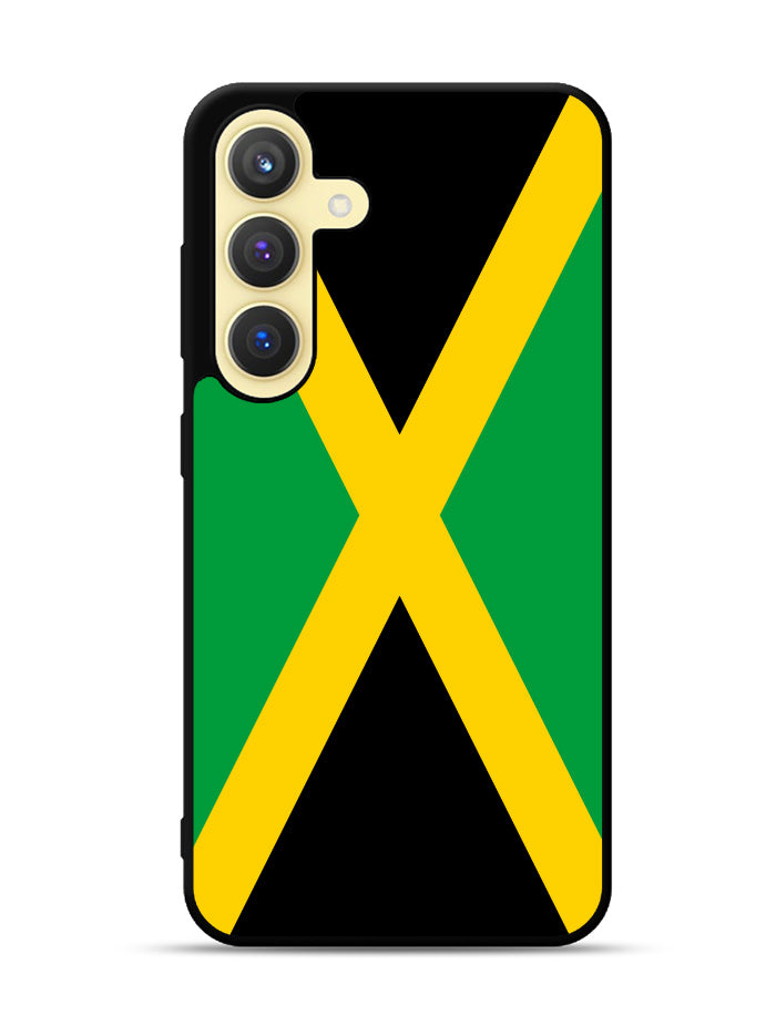 Jamaica Flag Samsung Galaxy S24 Plus 5G , Samsung Galaxy S24+ 5G Case