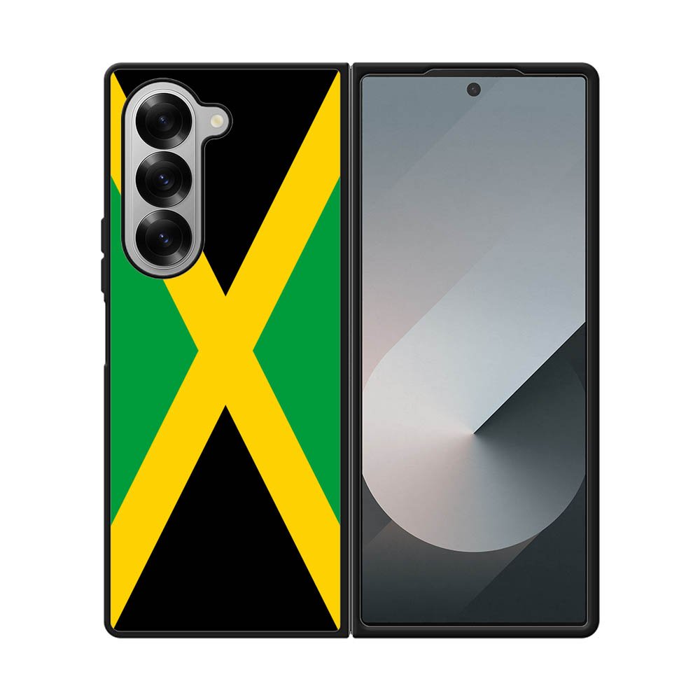 Jamaica Flag Samsung Galaxy Z Fold 7 5G Case