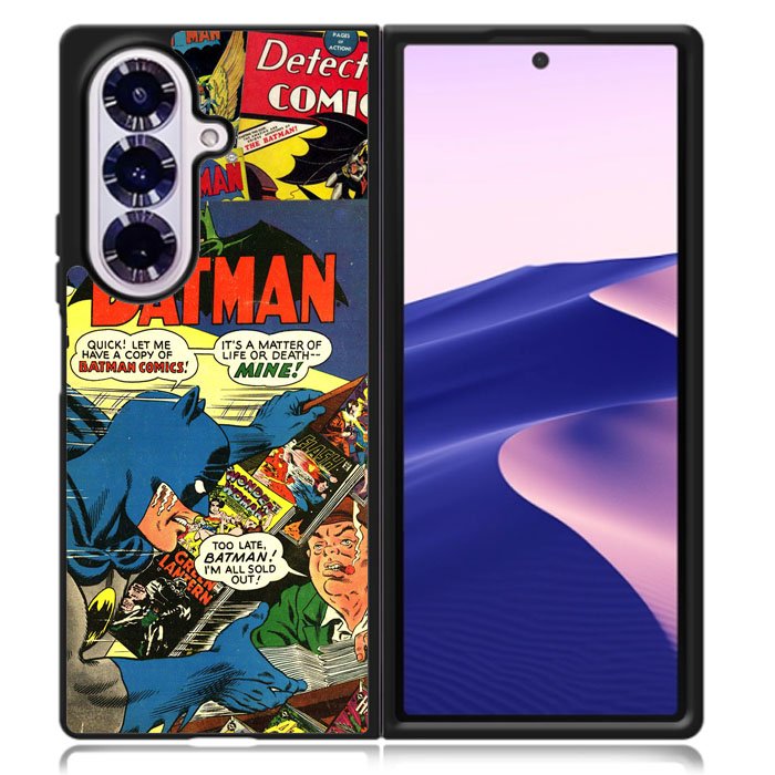 Batman Comic Art Samsung Galaxy Z Fold 7 Case DC0151