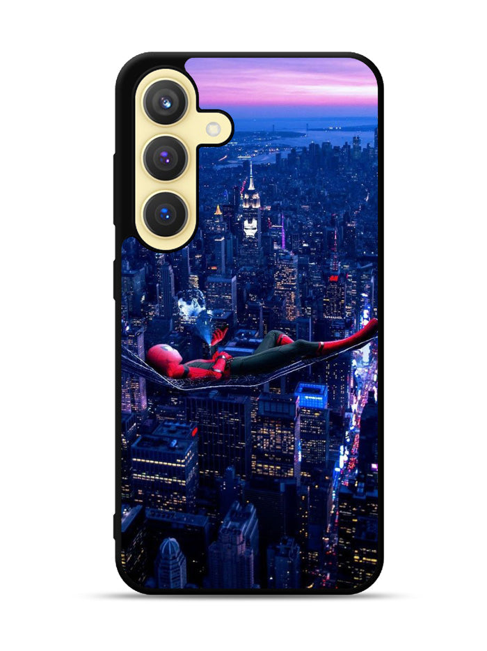 Spiderman In Sky Samsung Galaxy S25 Plus 5G , Samsung Galaxy S25+ 5G Case